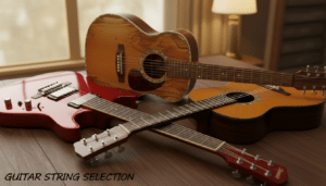 E-Gitarre, Western- & Konzertgitarre Saitenwahl