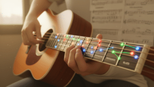 Gitarre Griffmuster: Tonleitern und Spieltechniken