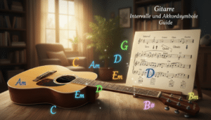 Gitarre Intervalle und Akkordsymbole Guide
